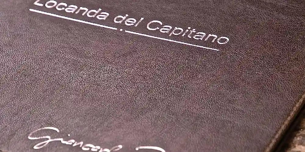 Menu ristorante a Montone Locanda del Capitano chef Giancarlo Polito